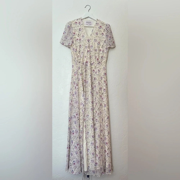 NWOT FLORAL JESSAKAE WRAP DRESS - Picture 1 of 7
